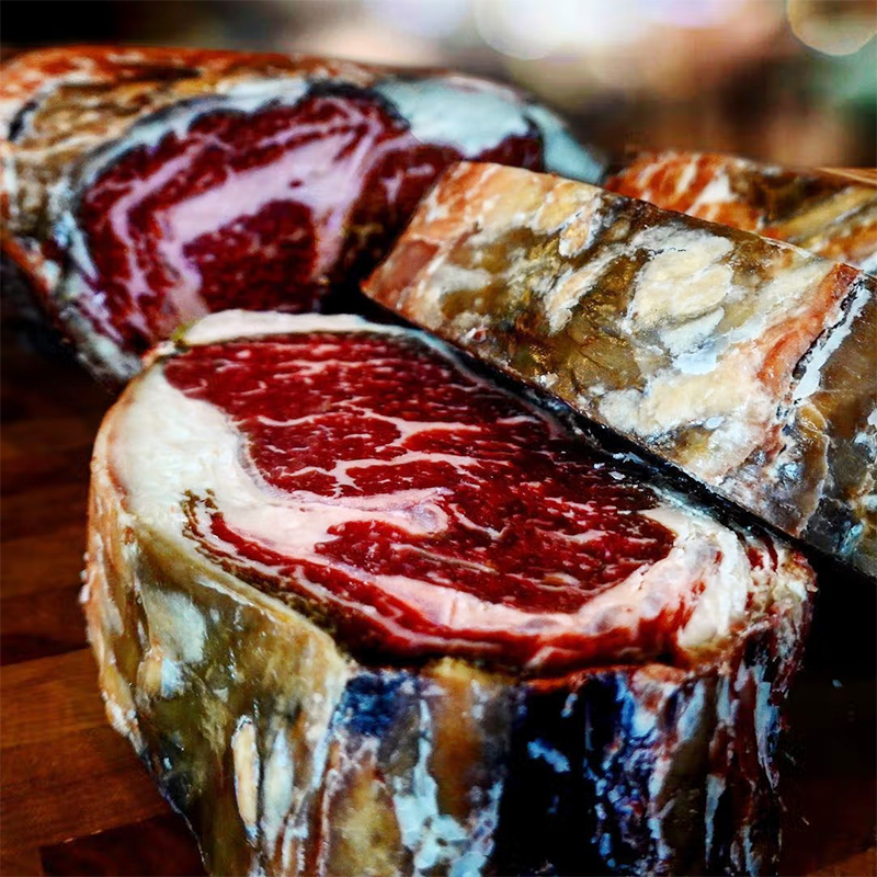 熟成牛排21天幹式熟成澳洲安格斯谷飼原切M3眼肉牛排去殼現貨 台灣同城配送