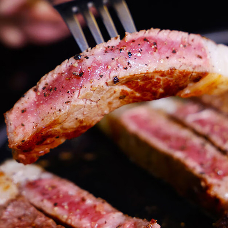 熟成牛排21天幹式熟成澳洲安格斯谷飼原切M3眼肉牛排去殼現貨 台灣同城配送